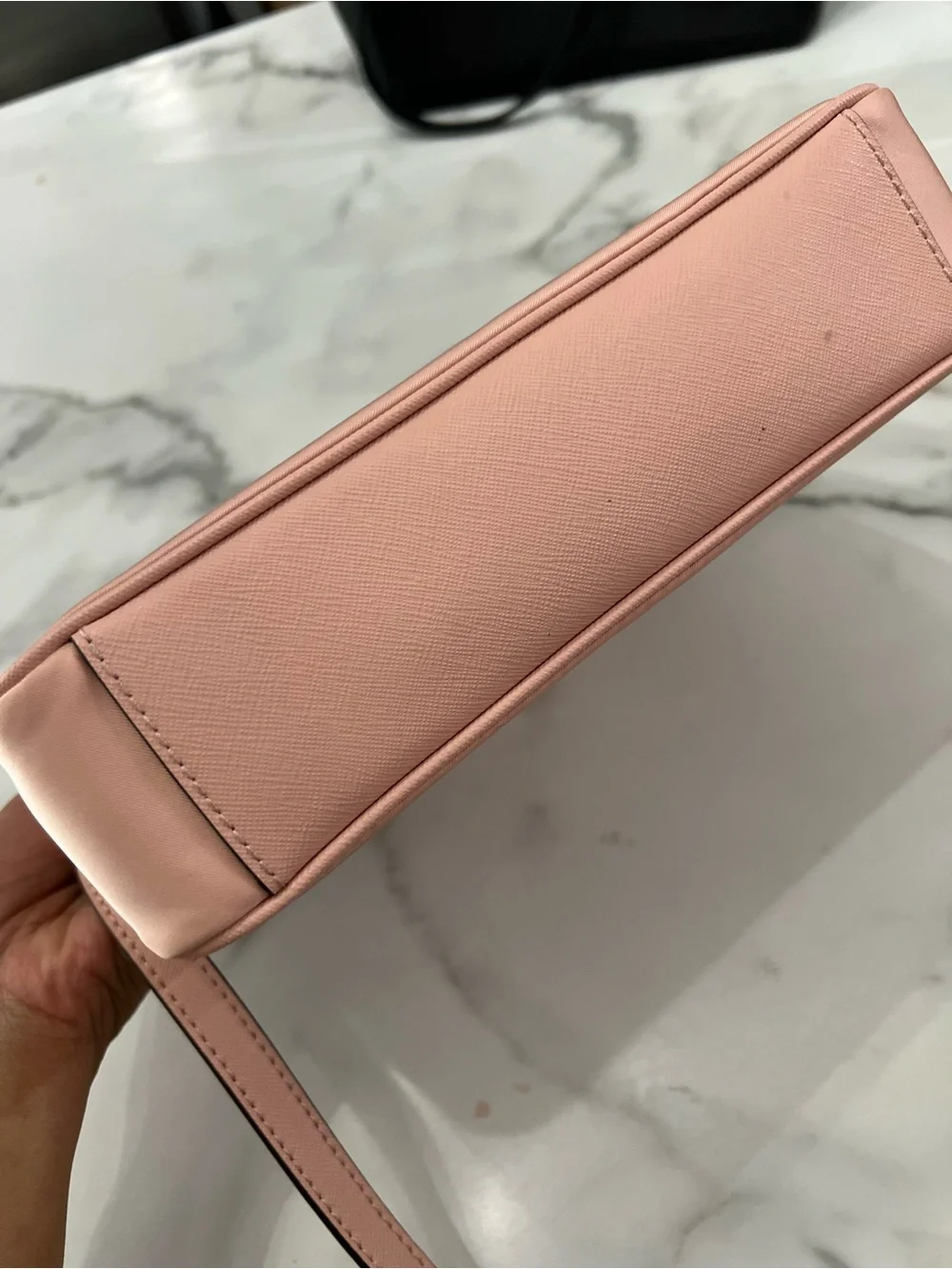 Michael Kors Blush Pink Leather Crossbody Bag